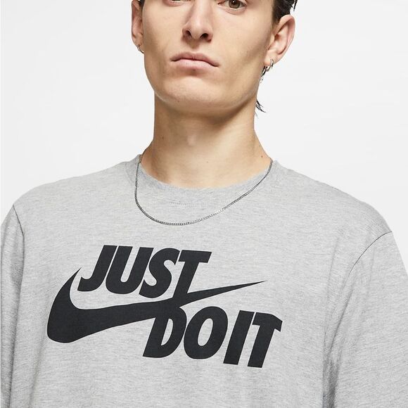 Nike‎ Just Do It Tee Grey S NWT IN PACKAGE - Picture 3 of 7